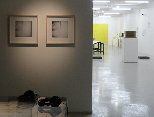 <strong>MEMBRA DISJECTA FOR JOHN CAGE — Wanting to Say Something about John</strong><br /><strong>DOX Centre for Contemporary Art, Prague, 24. 05. — 20. 08. 2012</strong> | curators: Jozef Cseres, Georg Weckwerth<br />, view of the part exhibition: John Cage — Music for Marcel Duchamp + Sonata XII for Prepared Piano, 6. 10. 1987, photo: J. Š.
