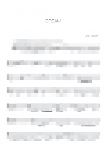 <strong>JOHN CAGE: Dream; I/II-II/II</strong><br /><strong>1948/2013</strong><br />print, paper, 145 × 100 cm [2 ×]