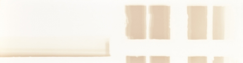 <strong>Michal Coal Mine —  Lamp Room; IV/VII</strong><br /><strong>23.—30. 4. 2013</strong><br />gelatin silver bromide photographic paper, hardboard, wooden frame, 19 × 73 × 7,7 cm