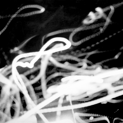 <strong>Přeprava autobusovou linkou č. 36 ze stanice Nádraží Poruba do stanice Závoří</strong><br /><strong>12.10.1990</strong> | Ostrava<br />bromo–stříbrný fotografický papír, sololit, dřevěný rám, 100 × 100 cm