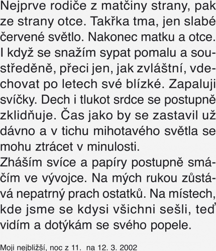 Záznamy B&W (výběr)